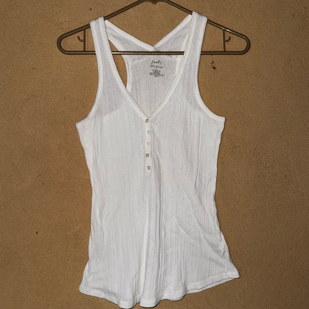 Poof! Classic White Knit Top